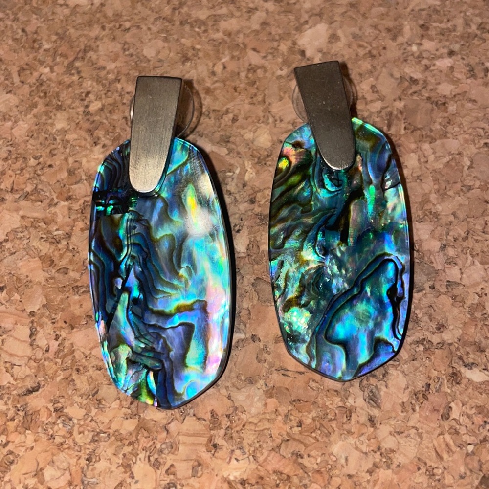 Kendra Scott Abalone Shell Earrings